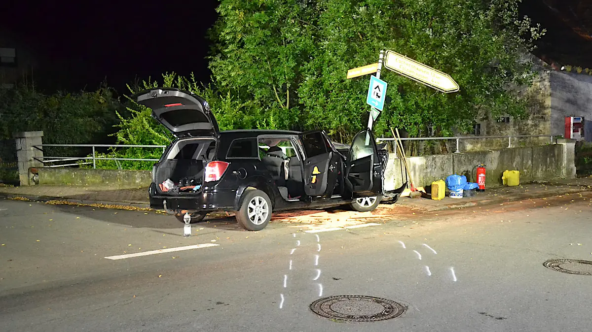 Unfallstelle Wallensen