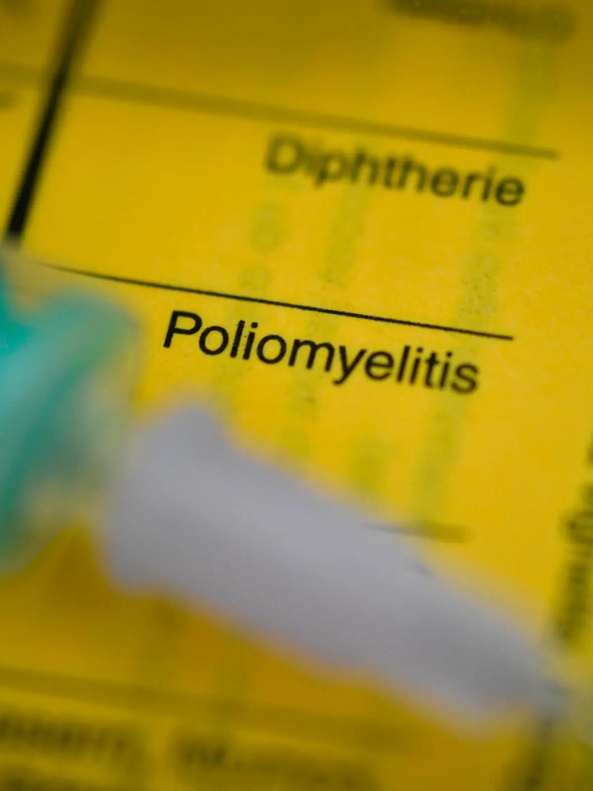 Polio, Impfbuch, Symbolfoto Impfung