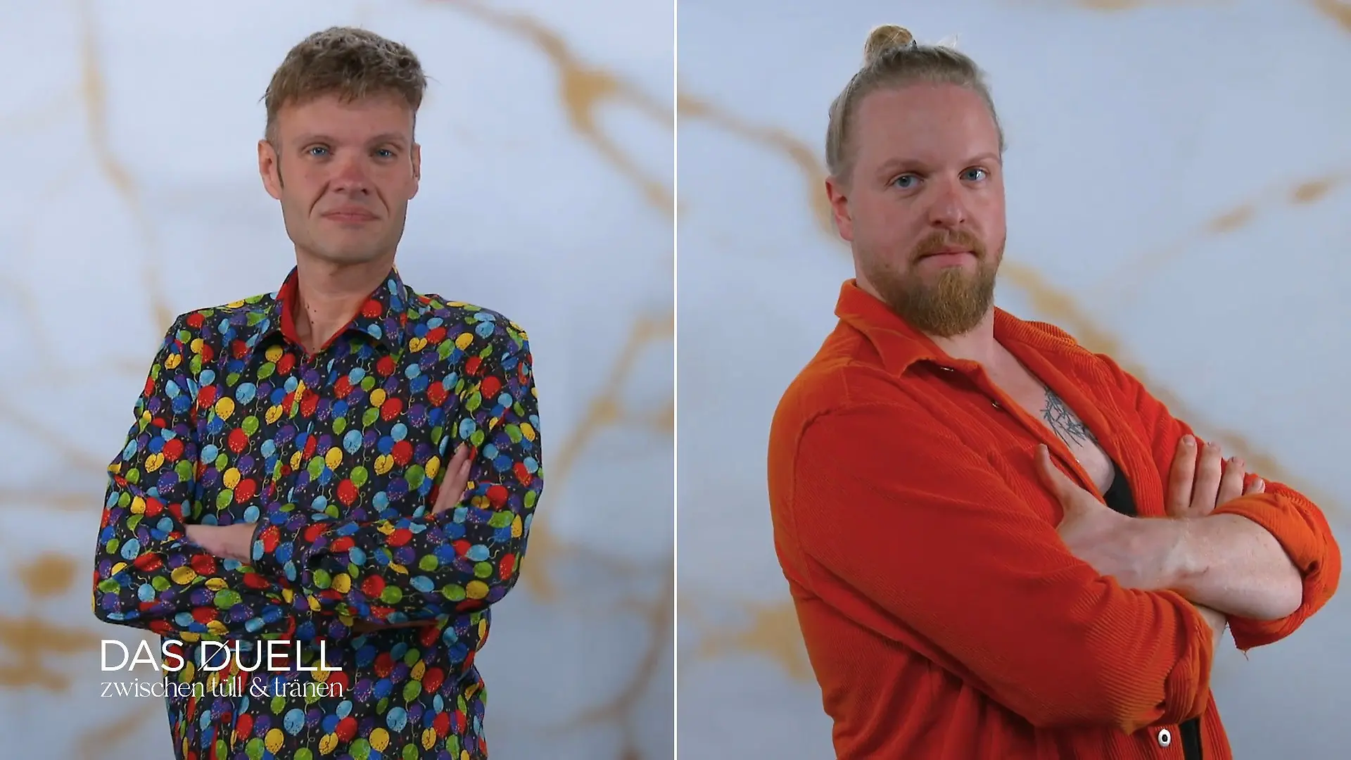 Heute das Duell „Mann gegen Mann" Sebastian vs. Hannes