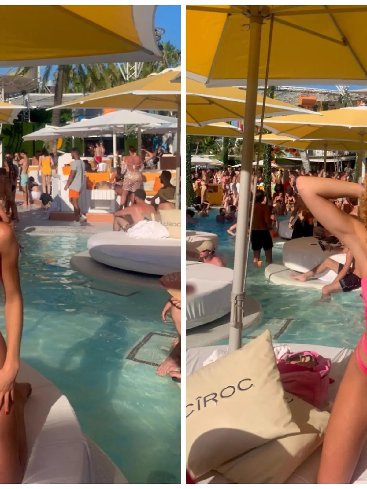 Anna Ermakova feiert Poolparties auf Ibiza, während ihr Papa Boris im Knast sitzt.