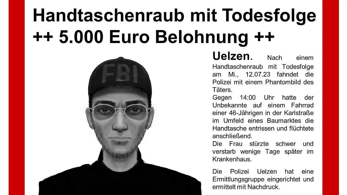 Plakat_Phantombild mit Handtaschenraub