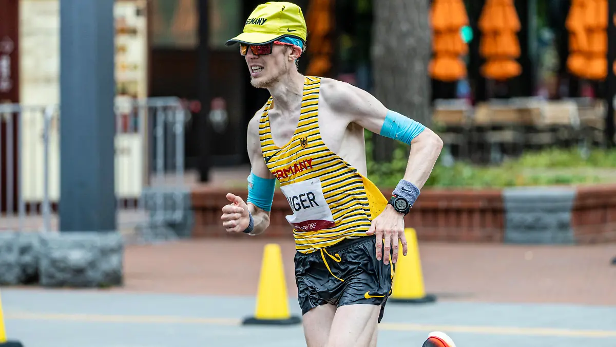 RINGER Richard GER, AUGUST 8, 2021 - Athletics : Men s Marathon during the Tokyo 2020 Olympic Games, Olympische Spiele, Olympia, OS in Sapporo, Hokkaido, Japan. Noxthirdxpartyxsales PUBLICATIONxNOTxINxJPN 167029808 