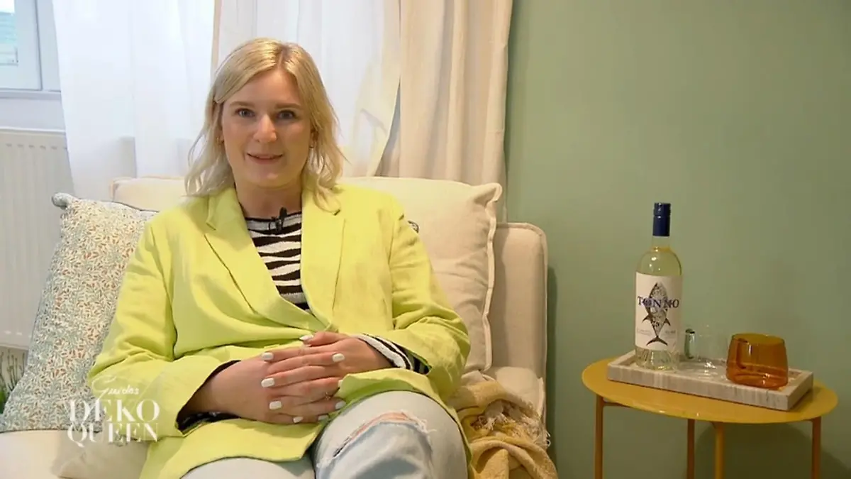 Sarah macht es sich bequem Vorher-nachher Effekt