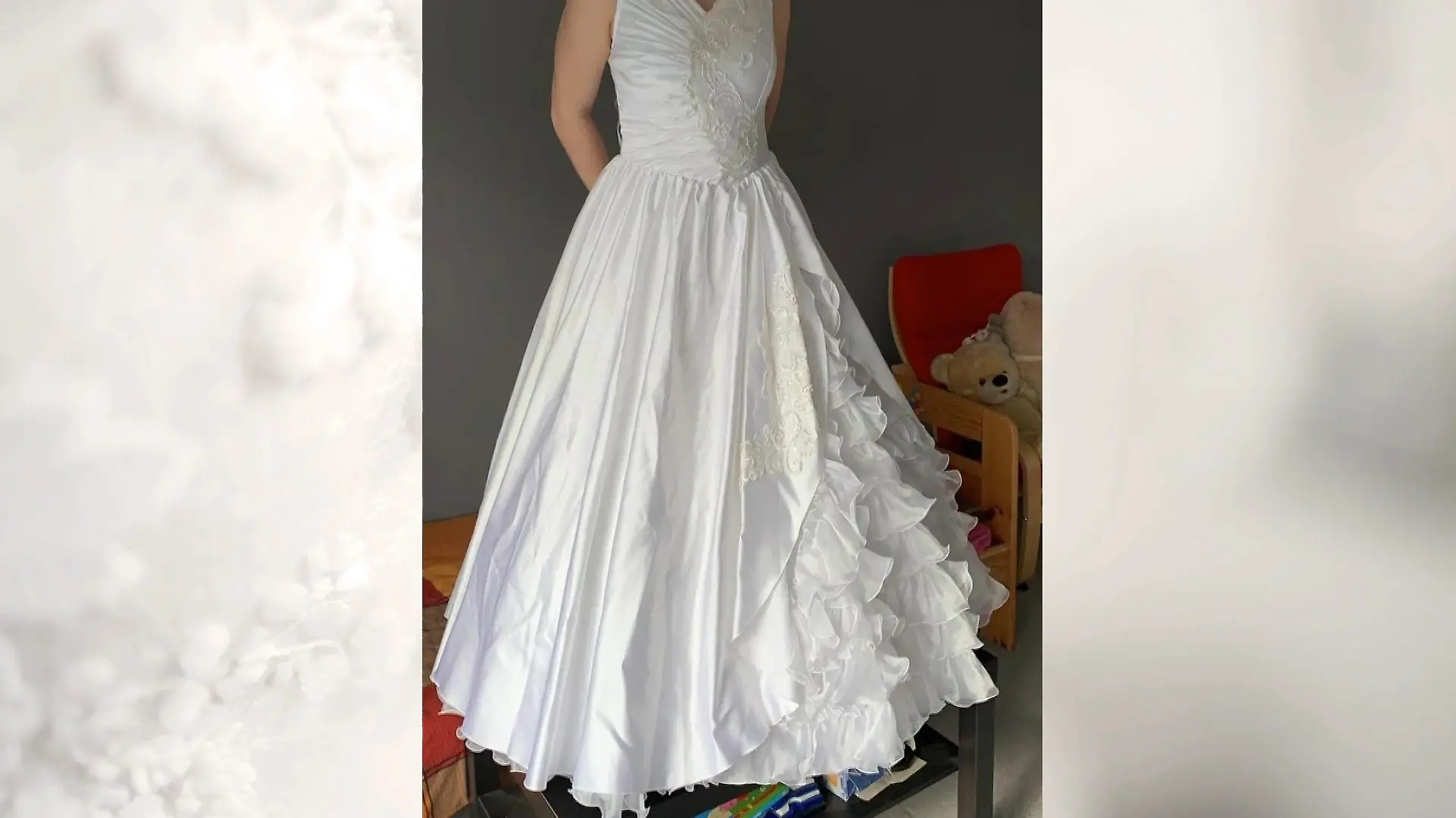Celina hat eine tragische Geschichte zu ihrem Traumkleid Stilfrage