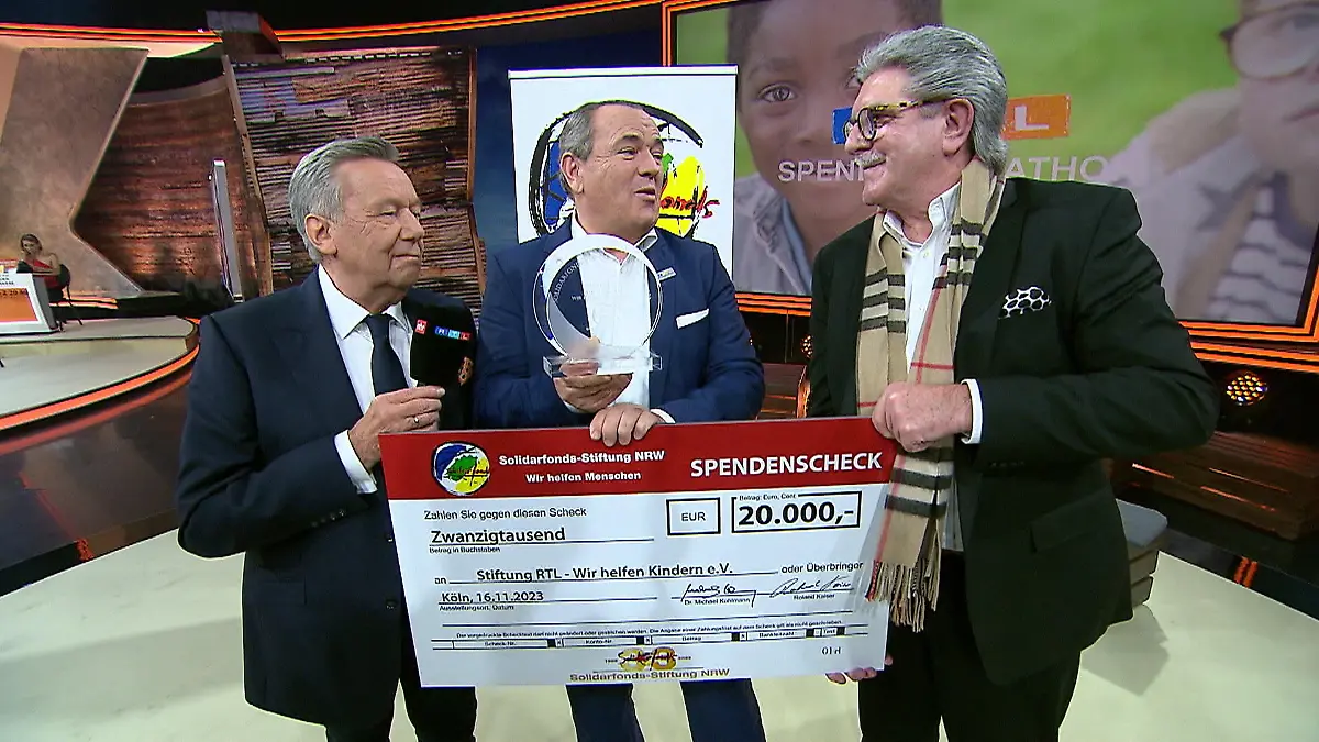 "RTL – Wir helfen Kindern" erhält den Stiftungspreis Solidarfonds Stiftung NRW