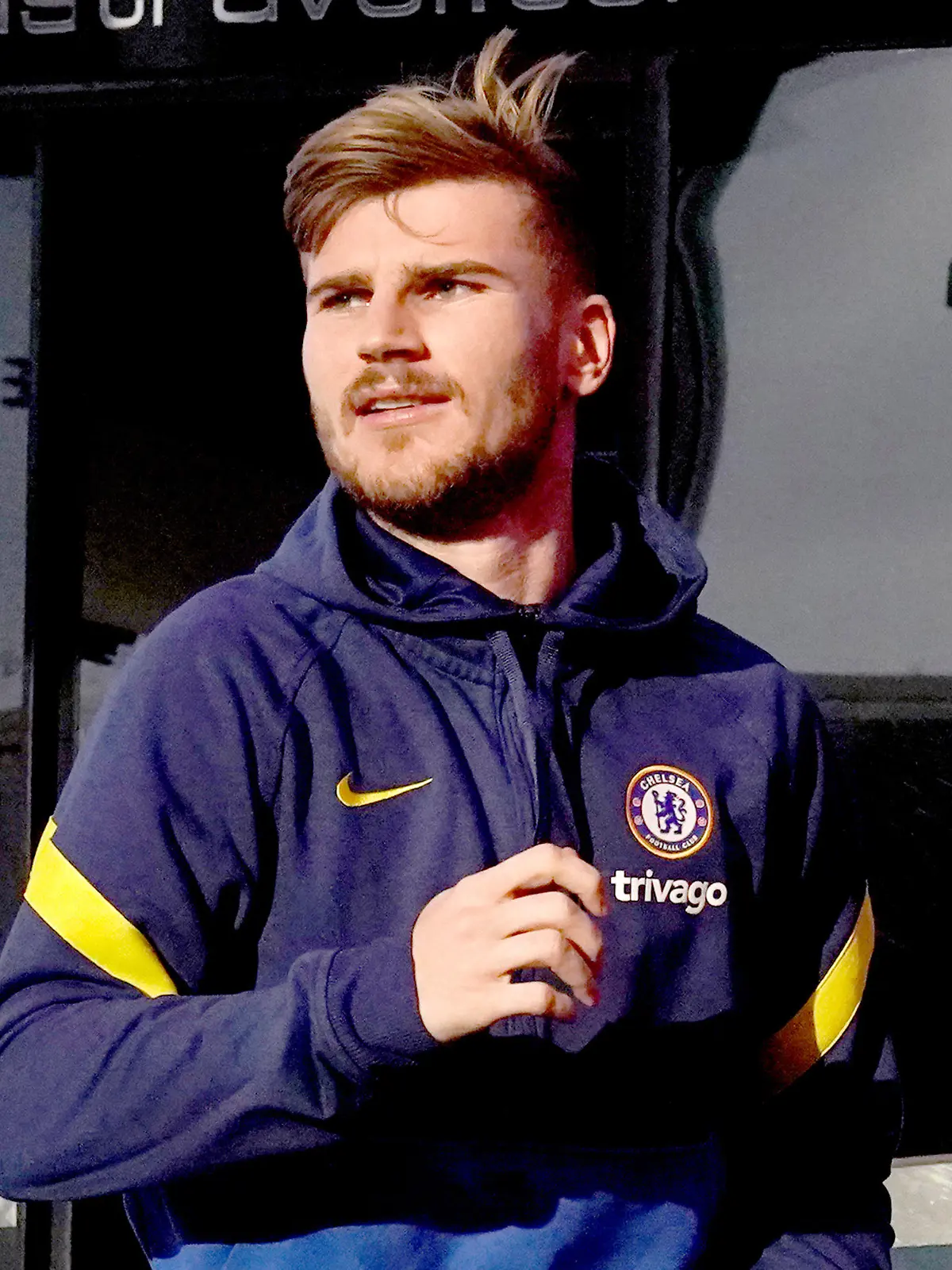 ARCHIV - 19.03.2022, Großbritannien, Middlesbrough: Fußball: FA-Cup England, FC Middlesbrough - FC Chelsea, Viertelfinale im Riverside Stadium: Timo Werner vom FC Chelsea kommt vor dem Spiel am Stadion an. (zu dpa «Sky: Gespräche zu Werner-Rückkehr nach Leipzig laufen auf Hochtouren») Foto: Owen Humphreys/PA Wire/dpa +++ dpa-Bildfunk +++