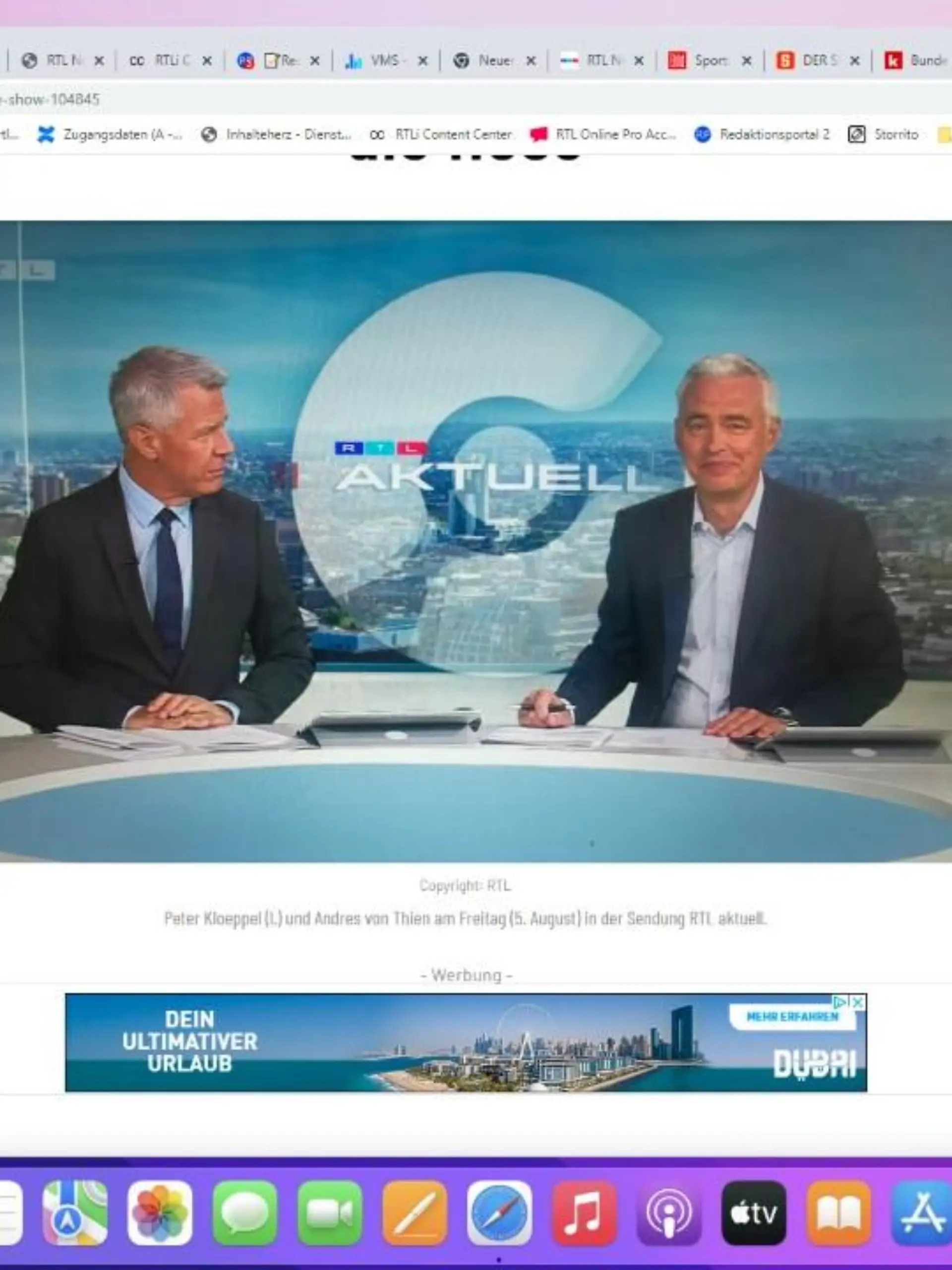 Großer Lacher bei "RTL Aktuell"