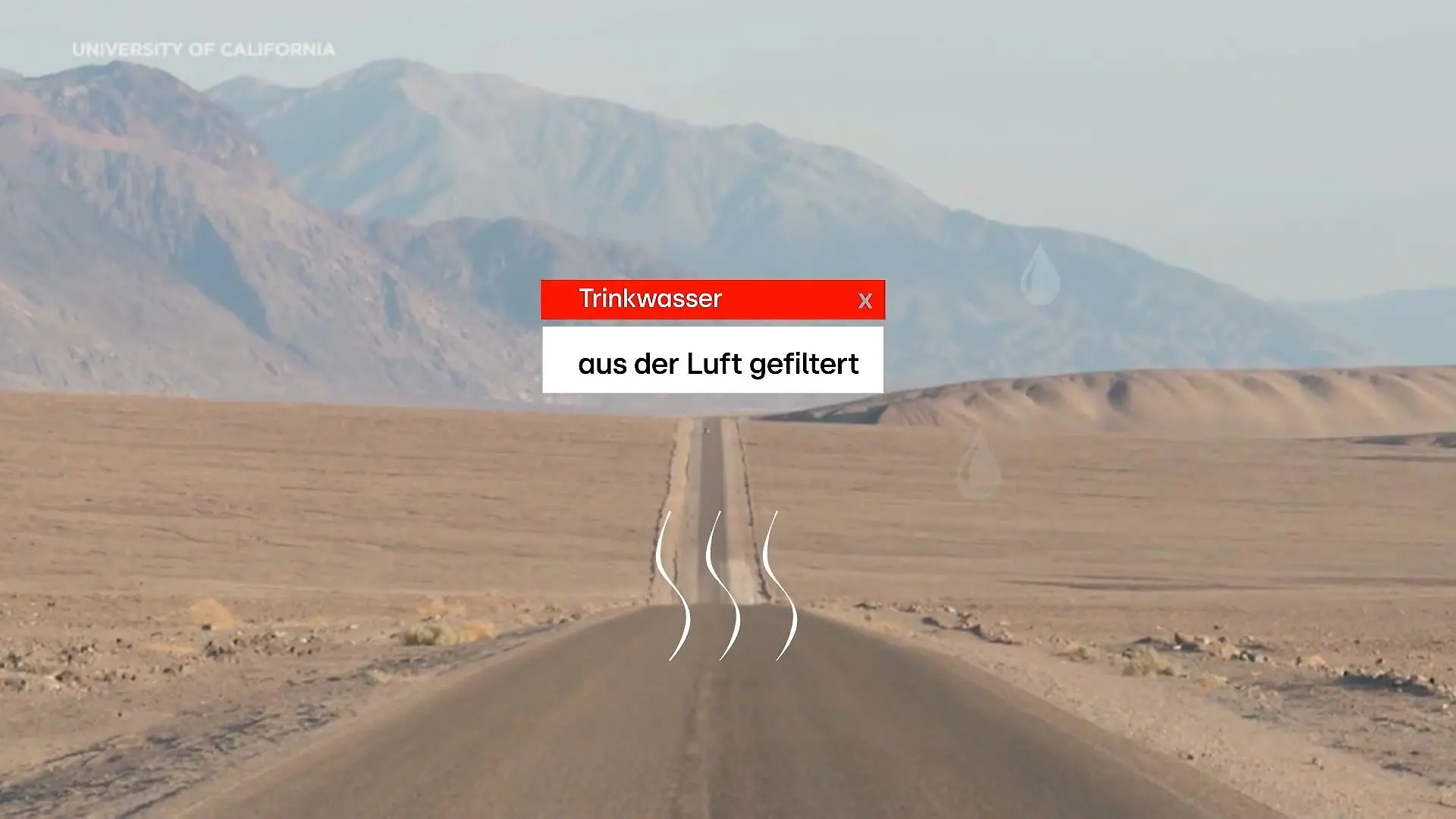 Wie Wasser in die Wüste kommt Pulver, das aus Luft Wasser macht