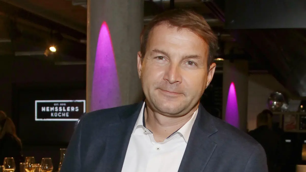Hans Juergen Moog (Rewe), Food meets Sports Dinner, Hensslers Kueche, 04.06.2018