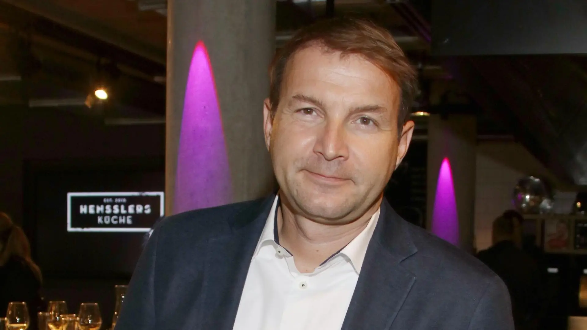 Hans Juergen Moog (Rewe), Food meets Sports Dinner, Hensslers Kueche, 04.06.2018