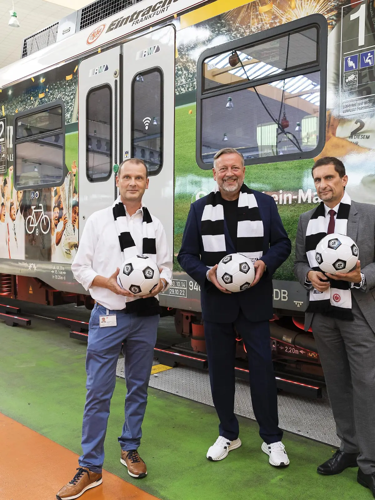 S-Bahn erinnert an Europapokalsieg.