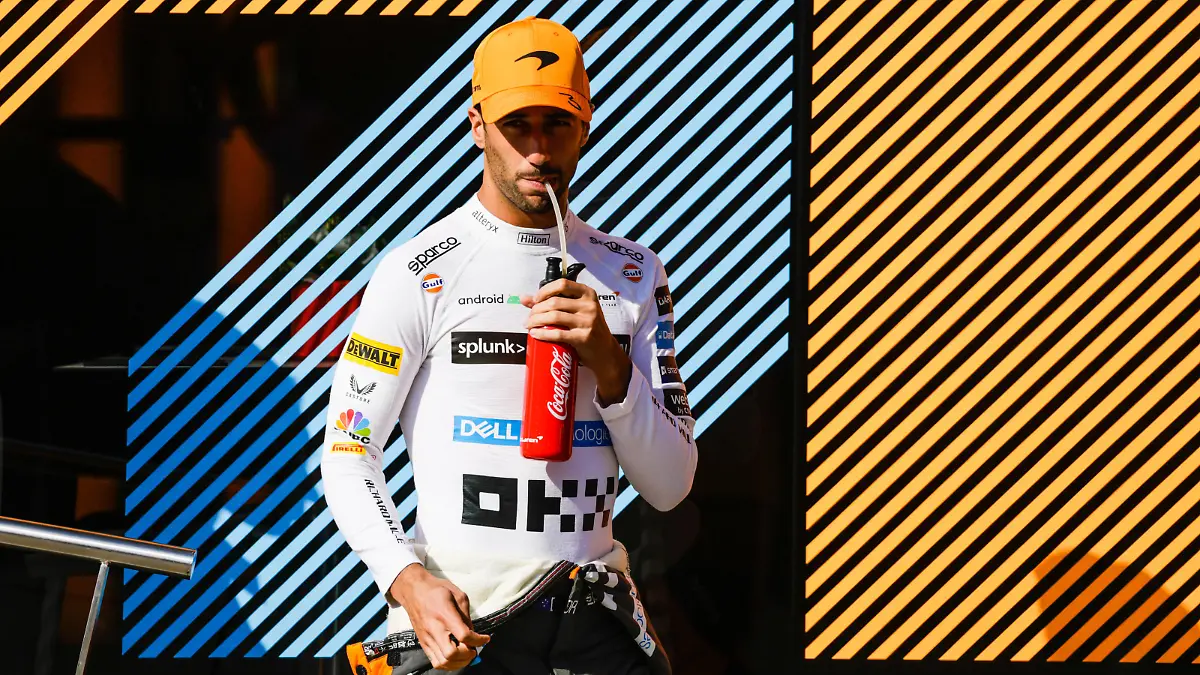 Formula 1 2022: Hungarian GP HUNGARORING, HUNGARY - JULY 29: Daniel Ricciardo, McLaren during the Hungarian GP at Hungaroring on Friday July 29, 2022 in Budapest, Hungary. Photo by Glenn Dunbar / LAT Images Images PUBLICATIONxINxGERxSUIxAUTxHUNxONLY GP2213_154904_J5A4957 