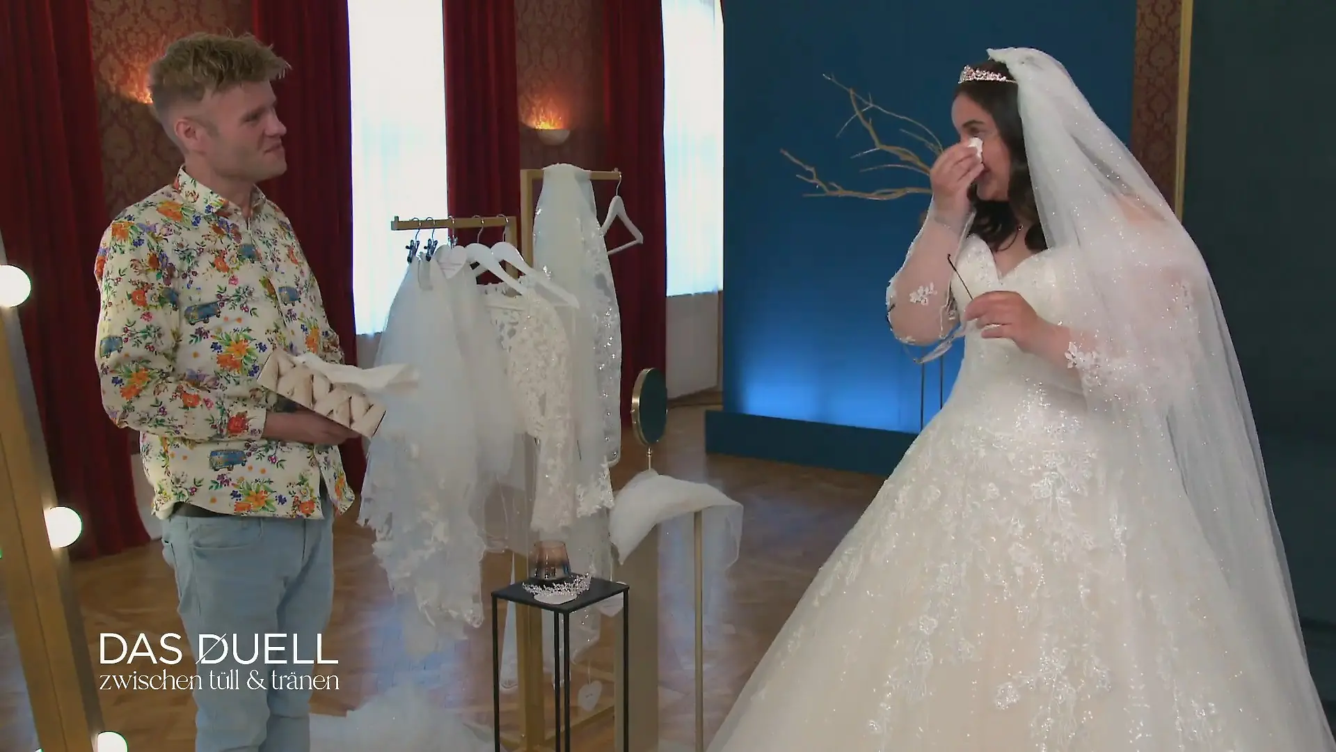 Tränen gibt es auch bei Sebastian Gleich beim ersten Kleid