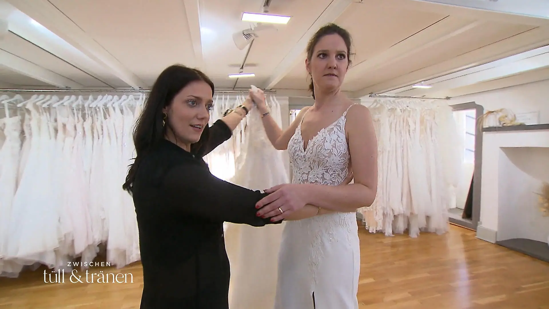 Ein tanzbares Kleid ist Nancy wichtig Für die Party