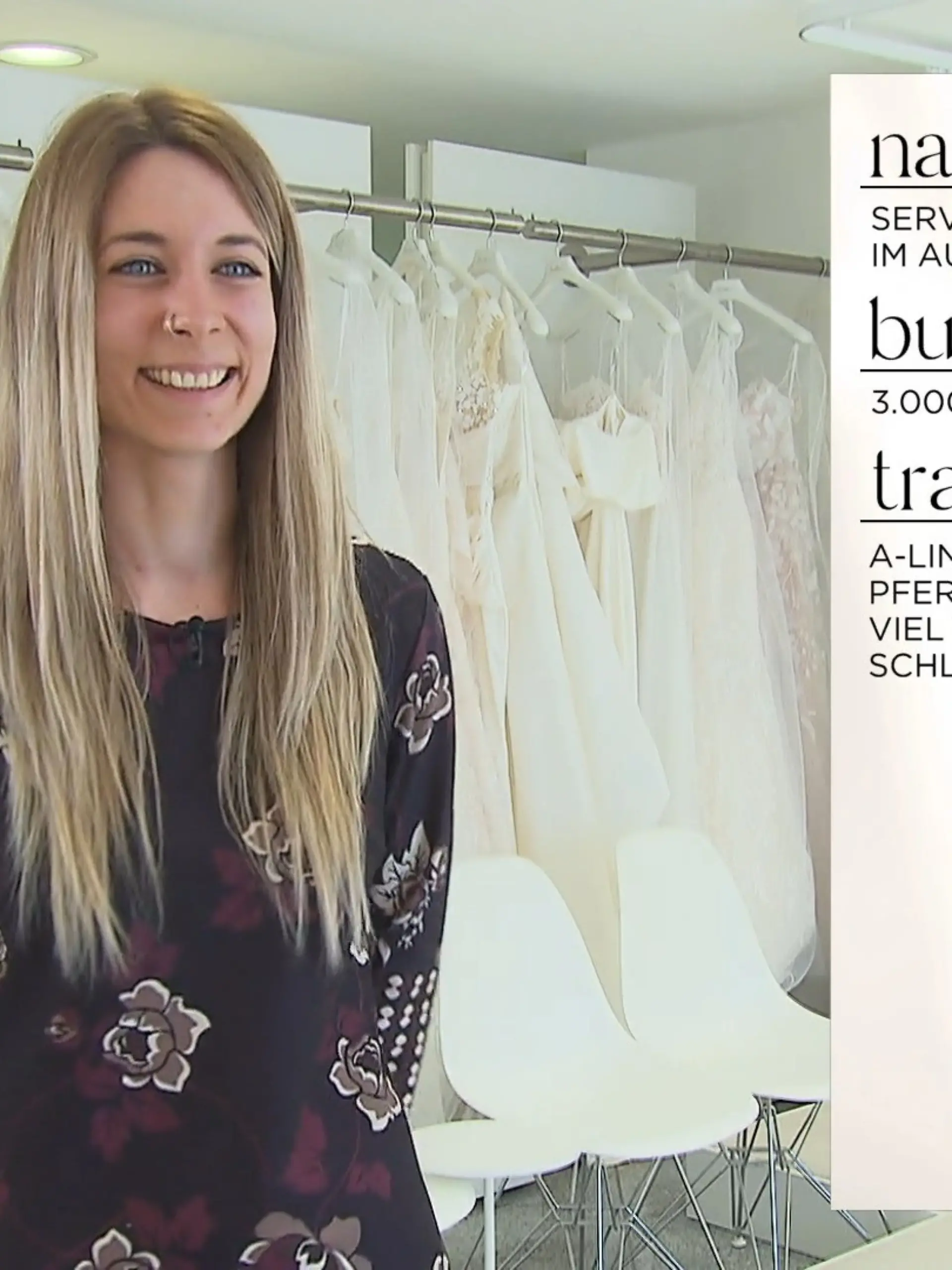 Bild zu: "Braut Nathalie hat etwas Besonderes vor"