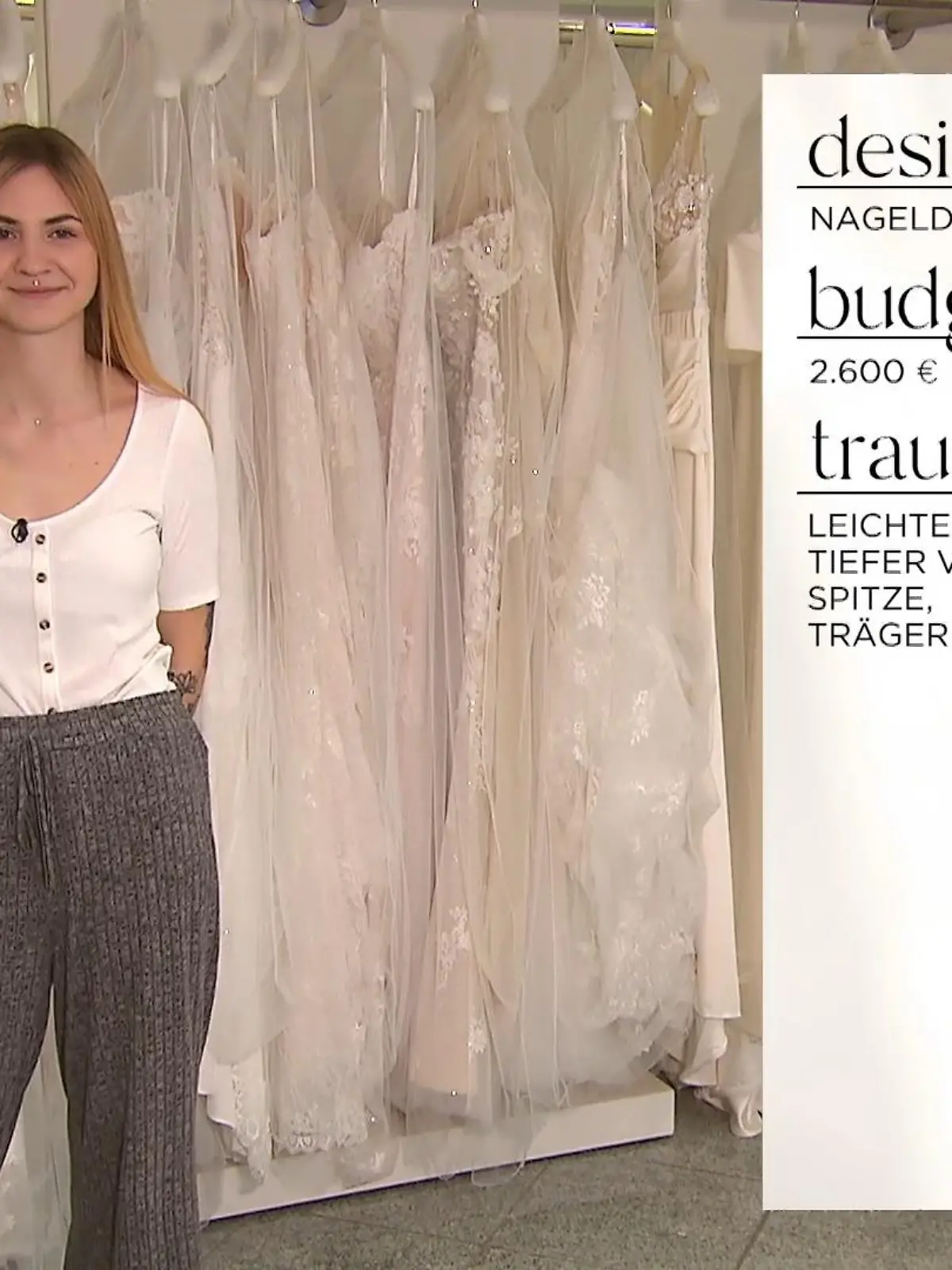 Bild zu: "Braut Desiree wird zur Herausforderung"