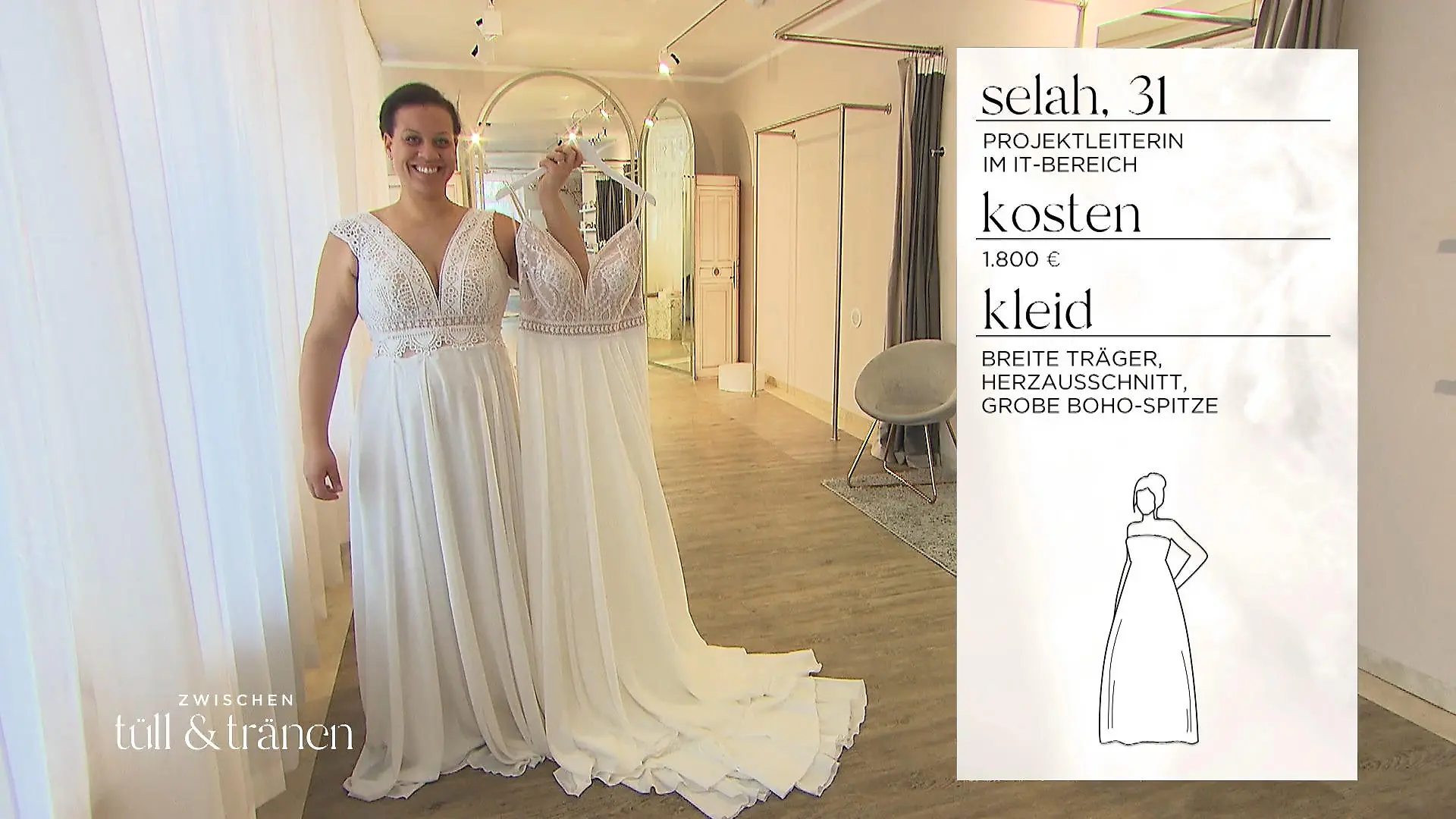 Aus 2 Kleidern wird ein perfektes gezaubert Bye Bye Leihkleid