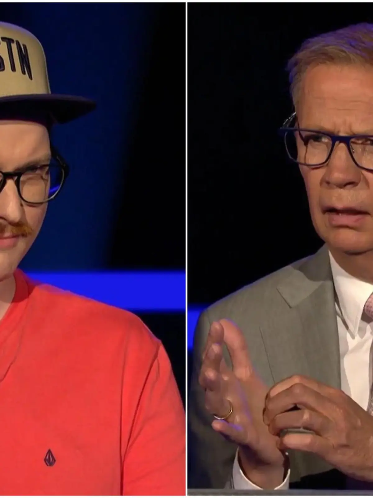 WWM-Kandidat Lukas Körber und Günther Jauch