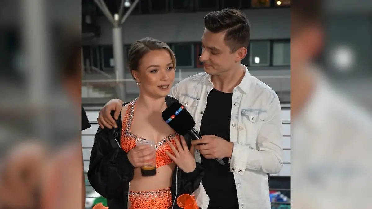 "Let's Dance"-Kandidatin Julia Beautx verdrückt ihre Tränen Der Abschied naht (vielleicht)