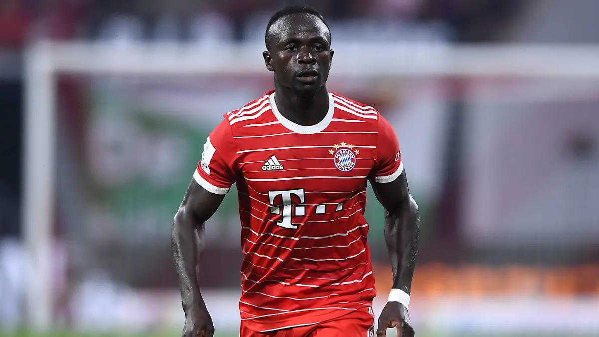  Fußball Supercup RB Leipzig - FC Bayern München am 30.07.2022 in der Red Bull Arena in Leipzig Sadio Mane  München  DFL regulations prohibit any use of photographs as image sequences and/or quasi-video. *** Soccer Supercup RB Leipzig FC Bayern Munich on 30 07 2022 at Red Bull Arena in Leipzig Sadio Mane Munich DFL regulations prohibit any use of photographs as image sequences and or quasi video xHDx