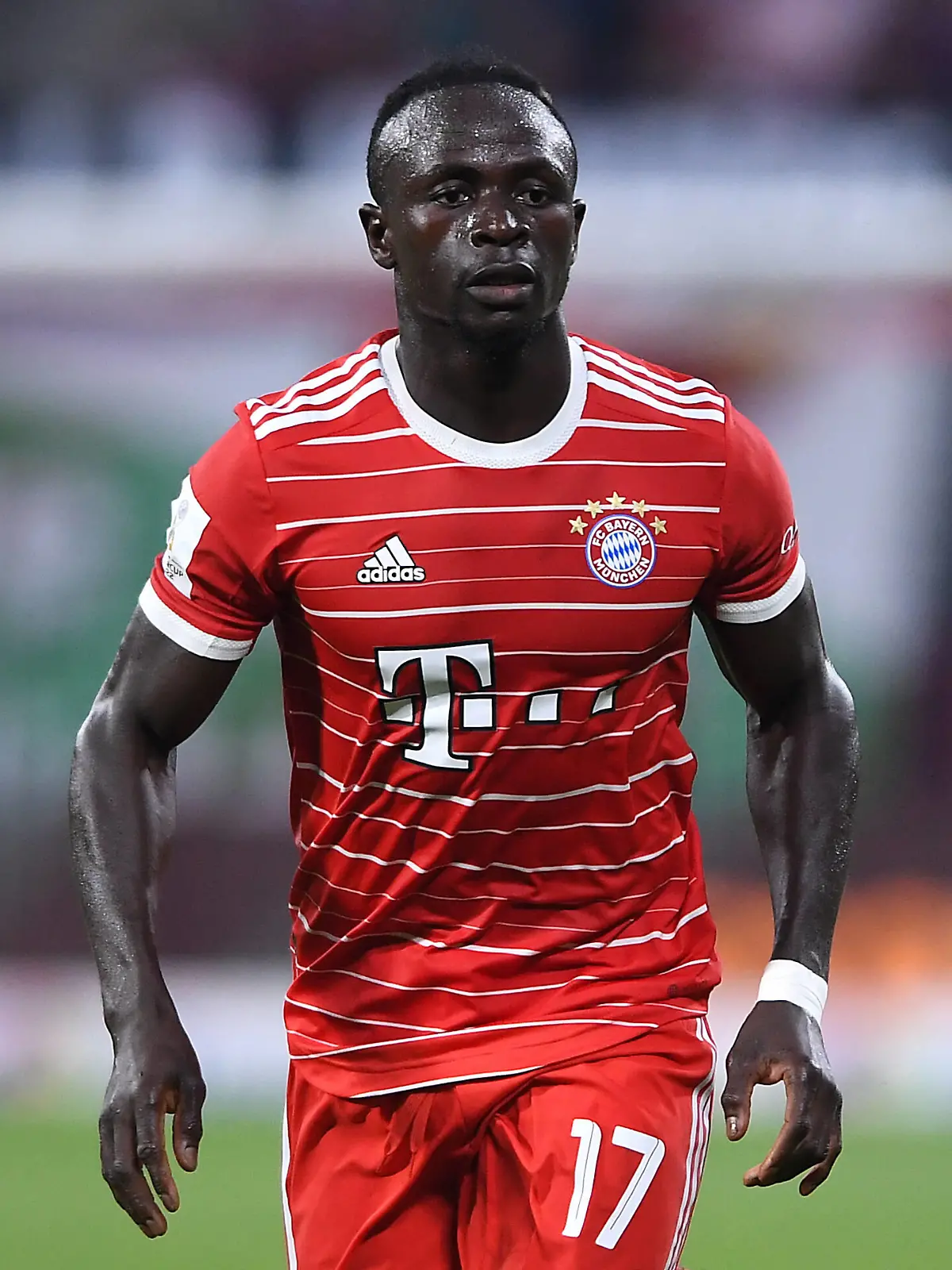  Fußball Supercup RB Leipzig - FC Bayern München am 30.07.2022 in der Red Bull Arena in Leipzig Sadio Mane  München  DFL regulations prohibit any use of photographs as image sequences and/or quasi-video. *** Soccer Supercup RB Leipzig FC Bayern Munich on 30 07 2022 at Red Bull Arena in Leipzig Sadio Mane Munich DFL regulations prohibit any use of photographs as image sequences and or quasi video xHDx
