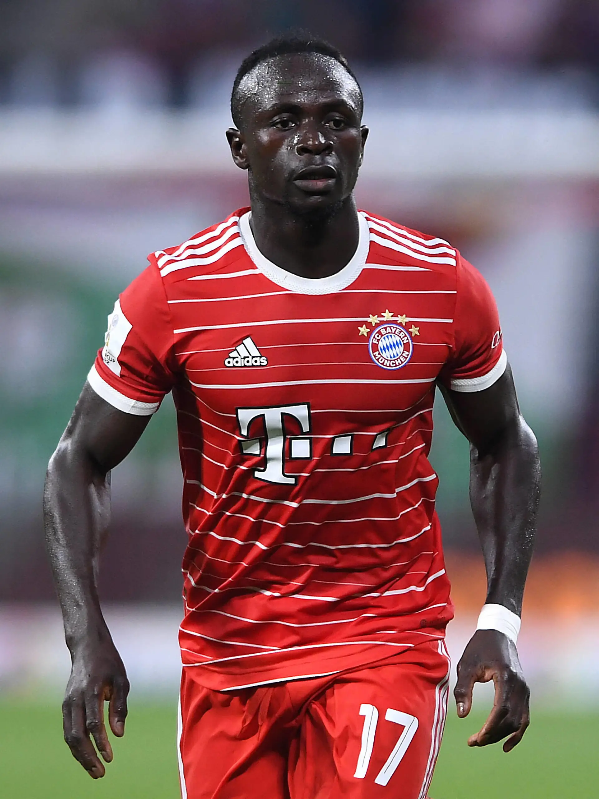  Fußball Supercup RB Leipzig - FC Bayern München am 30.07.2022 in der Red Bull Arena in Leipzig Sadio Mane  München  DFL regulations prohibit any use of photographs as image sequences and/or quasi-video. *** Soccer Supercup RB Leipzig FC Bayern Munich on 30 07 2022 at Red Bull Arena in Leipzig Sadio Mane Munich DFL regulations prohibit any use of photographs as image sequences and or quasi video xHDx