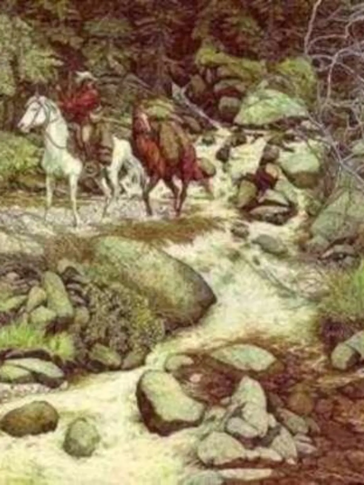 Zeichnung von Bev Doolittle.
