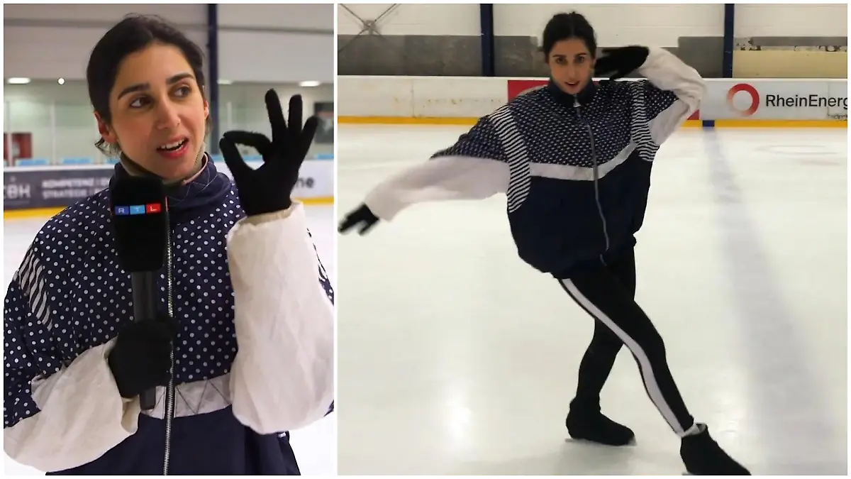 So hart trainiert AWZ-Star Suri Abbassi auf dem Eis "Das ist Leylas wichtigste Kür"