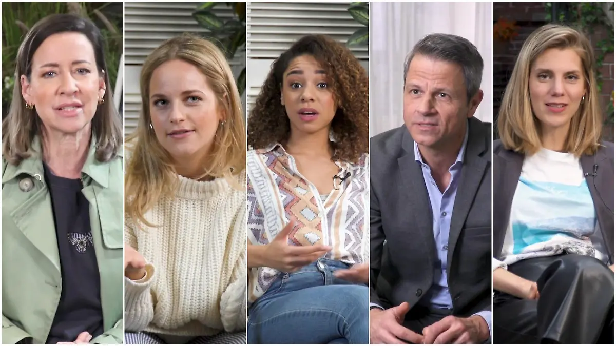 "Unter uns"-Stars beantworten eine schwere Frage ganz offen Was ist Liebe?