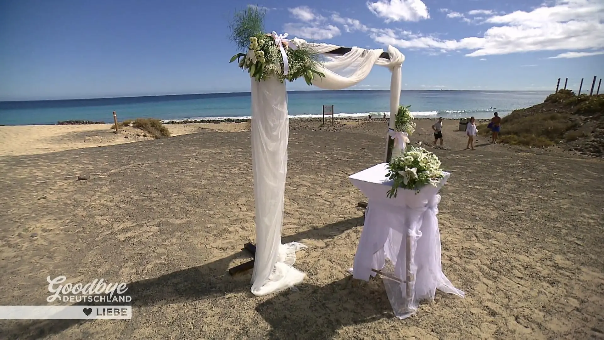 Steht die Hochzeit unter einem schlechten Stern? Es soll regnen