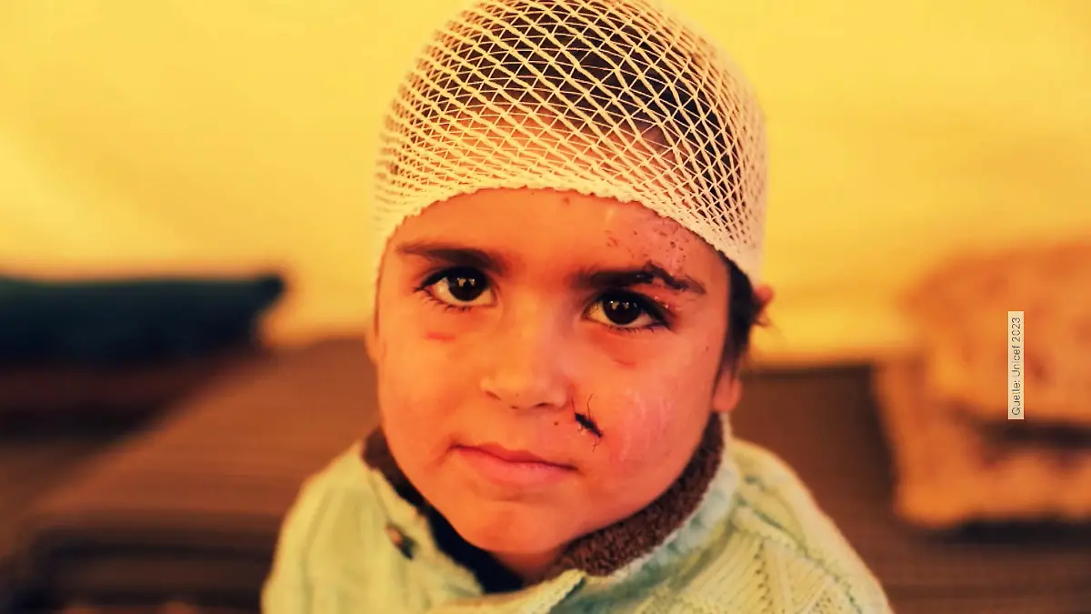 Kinder in der Erdbebenregion brauchen dringend Hilfe Erdbeben in Türkei und Syrien