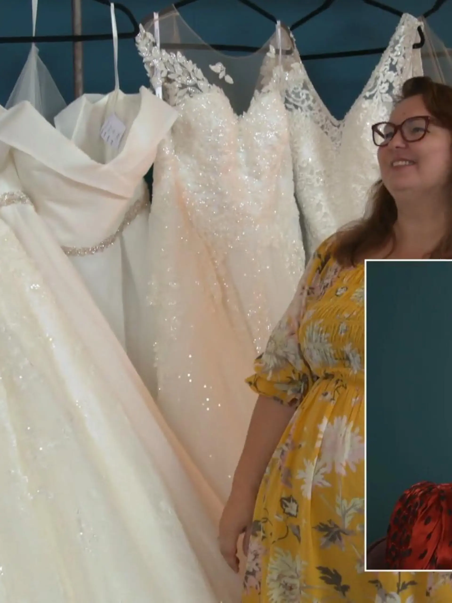 Bild zu: "Die Braut wählt das pompöseste Kleid"
