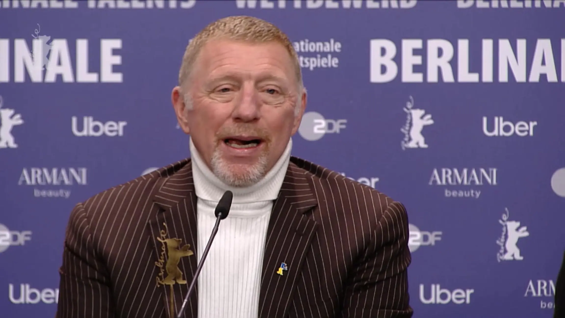 Boris Becker stellt bei der Berlinale seine Doku vor Erster großer Auftritt vor Publikum in diesem Jahr