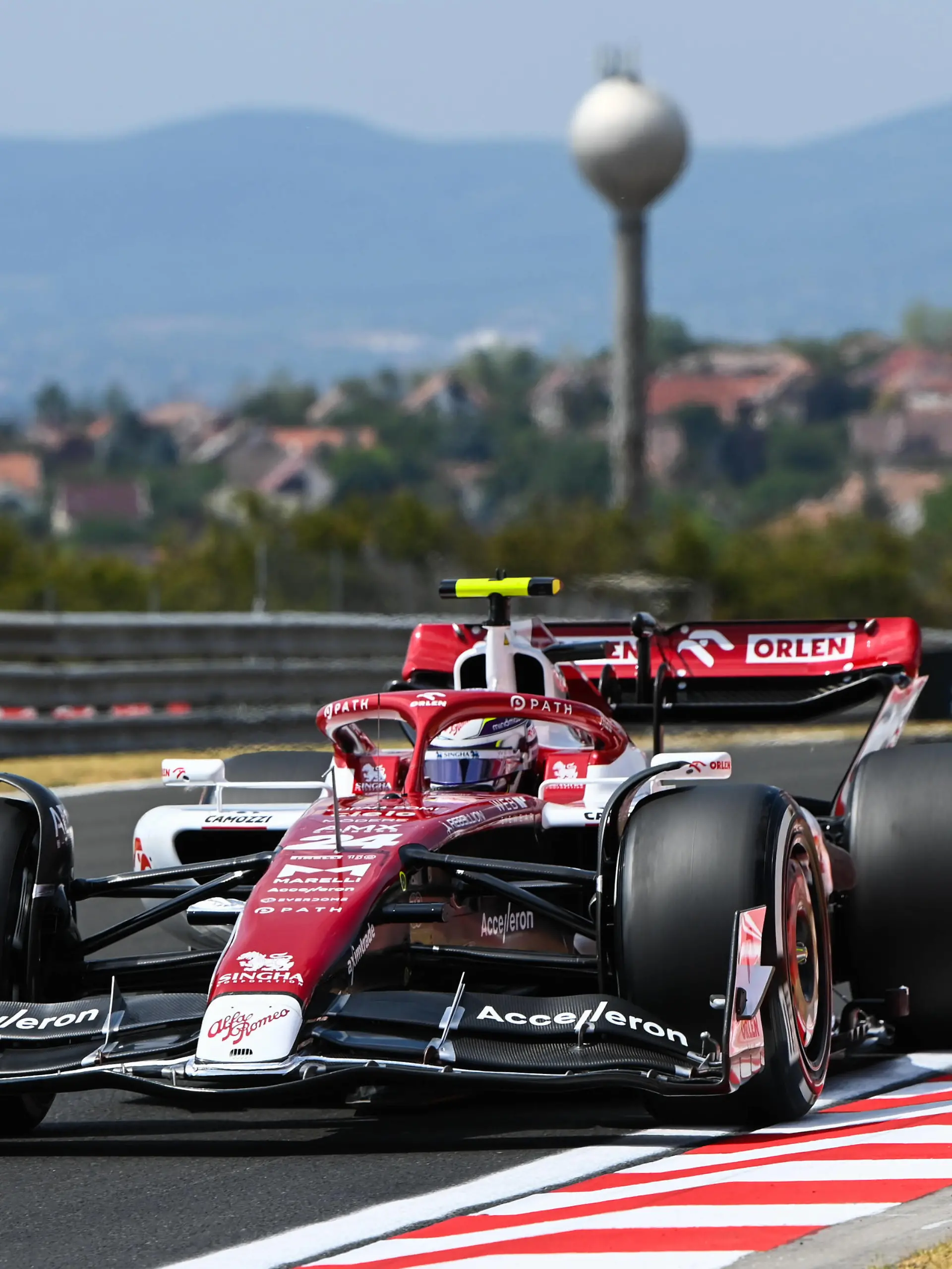 Formula 1 2022: Hungarian GP HUNGARORING, HUNGARY - JULY 29: Zhou Guanyu, Alfa Romeo C42 during the Hungarian GP at Hungaroring on Friday July 29, 2022 in Budapest, Hungary. Photo by Mark Sutton / Sutton Images Images PUBLICATIONxINxGERxSUIxAUTxHUNxONLY GP2213_130216DSC_4266 