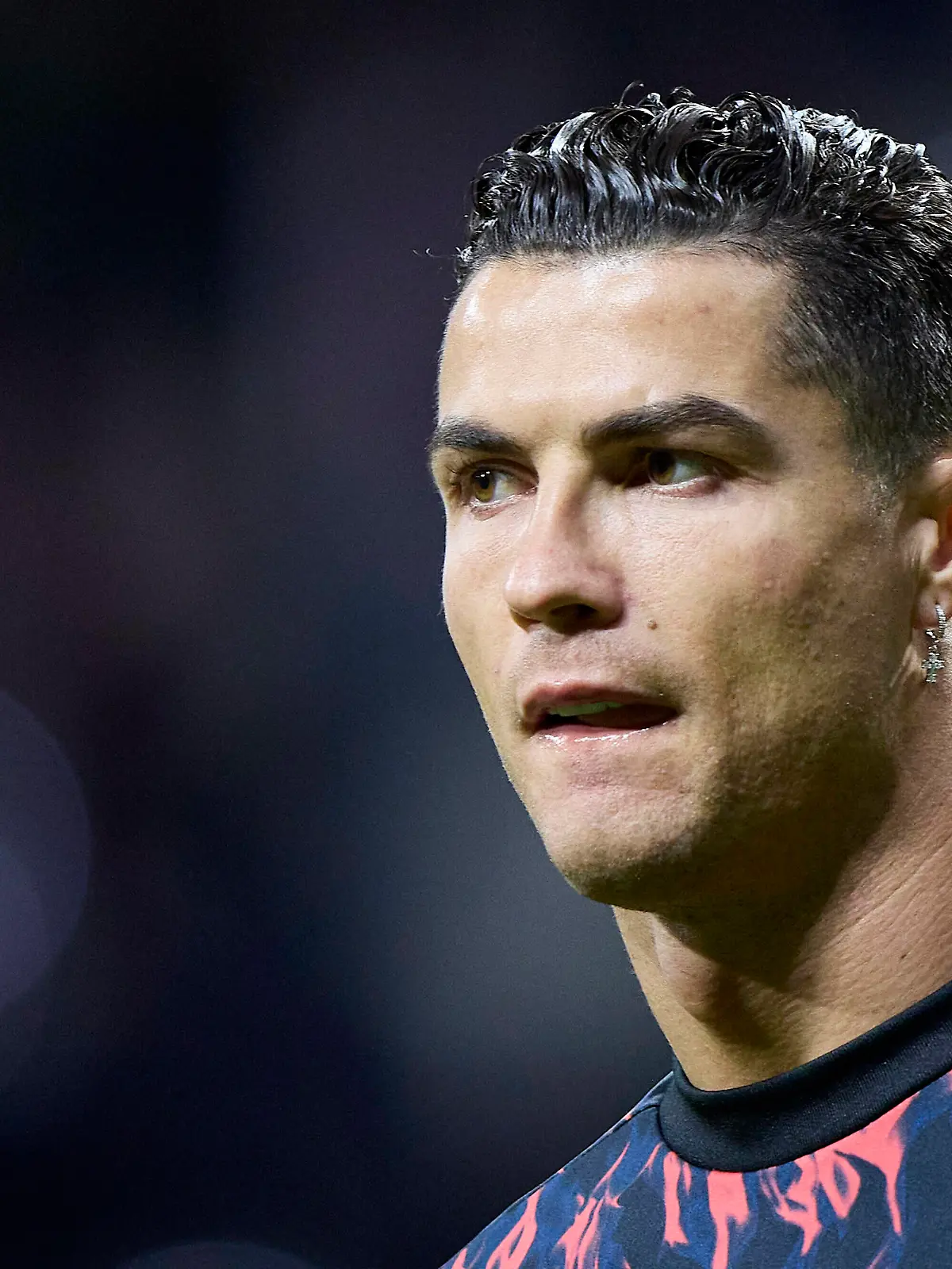  February 23, 2022, Madrid, Madrid, Spain: CRISTIANO RONALDO of Manchester United, ManU during the Champions League football match between Atletico de Madrid and Manchester United at Wanda Metropolitano Stadium in Madrid, Spain, February 23, 2022 Madrid Spain - ZUMAa206 20220223_zsp_a206_014 Copyright: xRubenxAlbarranx