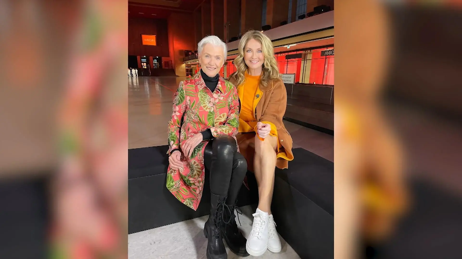 Elon Musks Model-Mama verblüfft mit Deutschkenntnissen Frauke Ludowig trifft Maye Musk