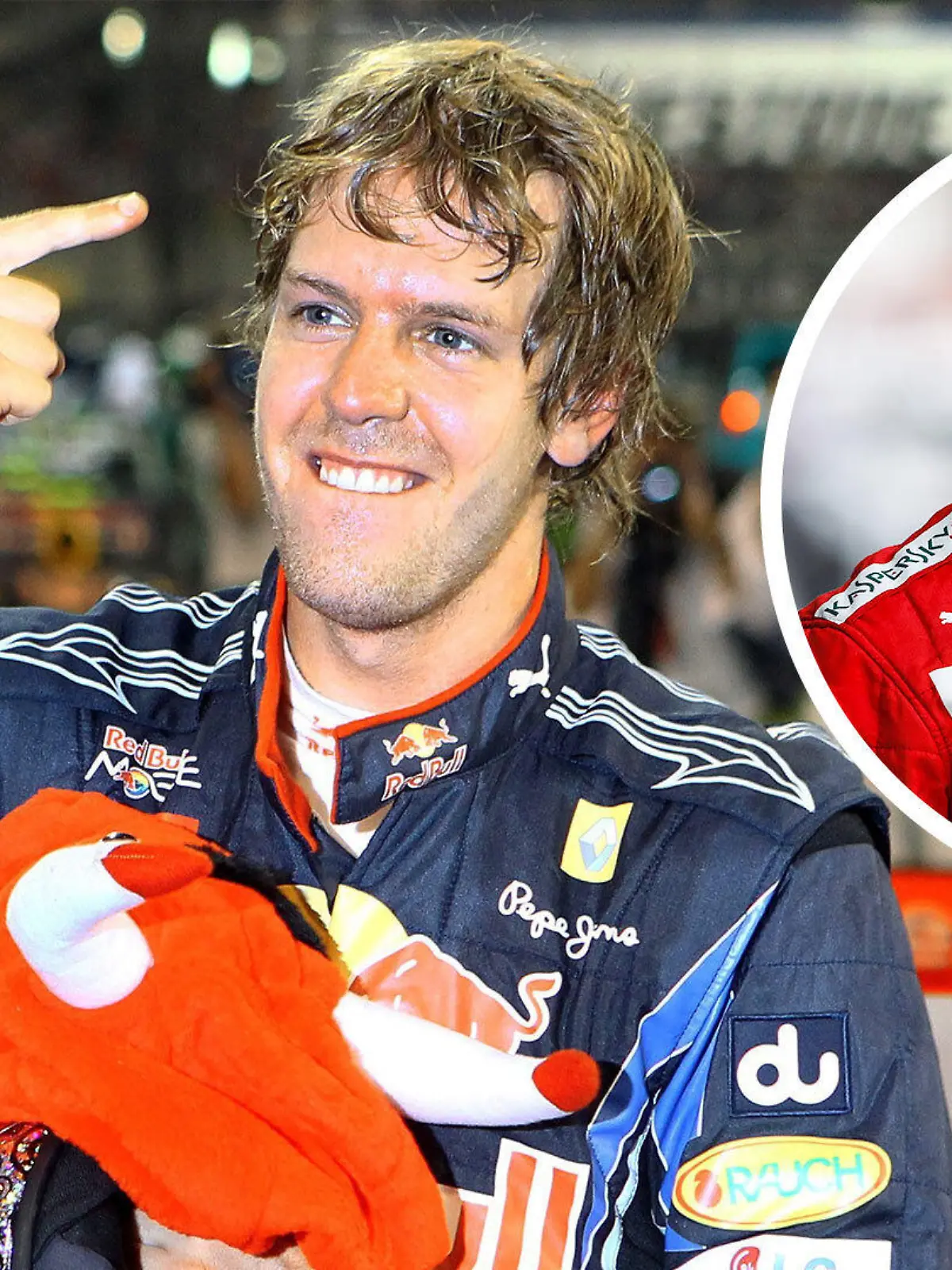 Sebastian Vettel: Zwischen Red-Bull-Jubel und Ferrari-Frust.