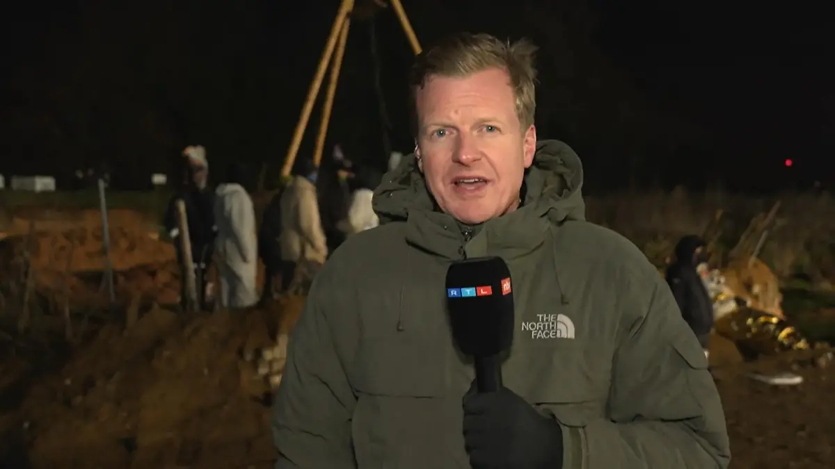 Aktivisten wollen "ab jetzt nicht mehr schlafen" RTL-Reporter Jan Heikrodt aus Lützerath