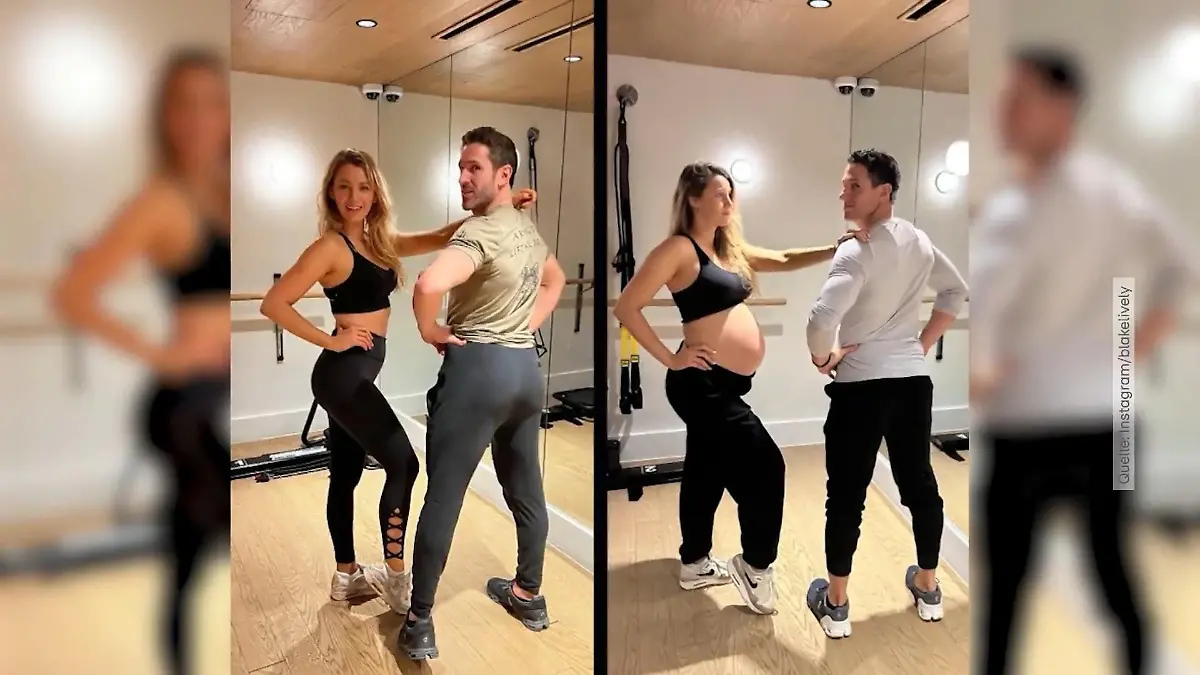 Blake Lively zeigt ihre XXL-Babykugel Vorher-Nachher-Spaß