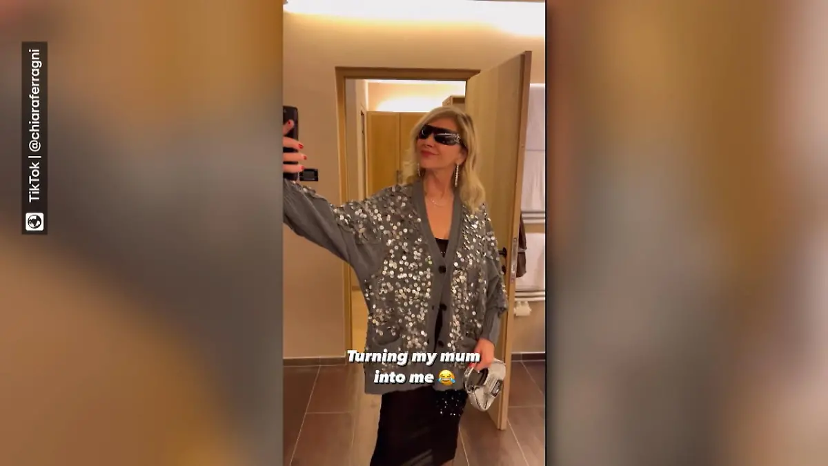 Promi-Mütter in der Kleidung ihrer Kinder TikTok-Trend: Umstyling