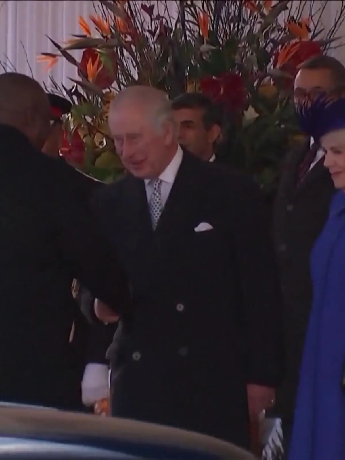 Bild zu: "König Charles empfängt ersten Staatsgast"