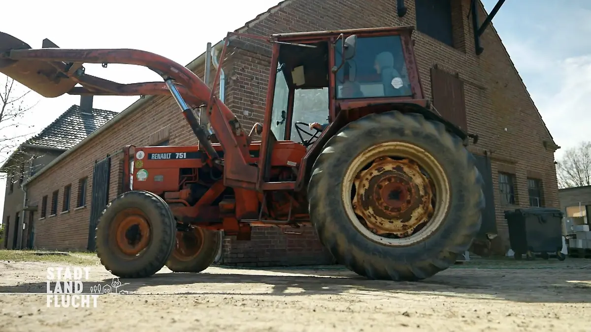 Eine Probefahrt mit dem Traktor Was ein Spaß!