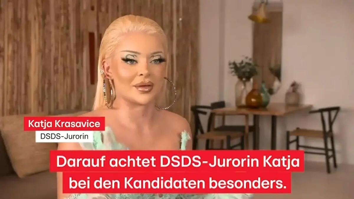 Darauf achtet sie bei den Kandidaten besonders DSDS-Jurorin Katja Krasavice