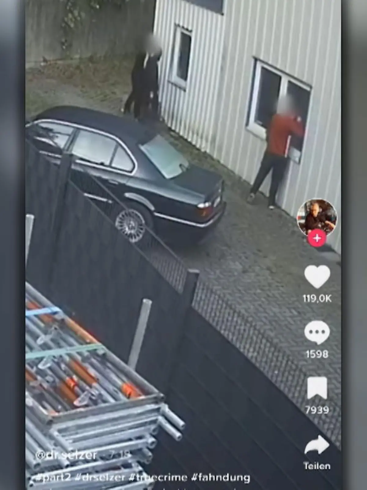 In Braunschweig sind drei Männer in die Tuning-Werkstatt von Sascha Selzer eingebrochen. Doch das Video seiner Überwachungskamera zeigt: Dabei haben sie sich ganz schön dämlich angestellt. Die Aufnahmen stellt er später bei TikTok hoch und fahndet nach den Einbrechern.-