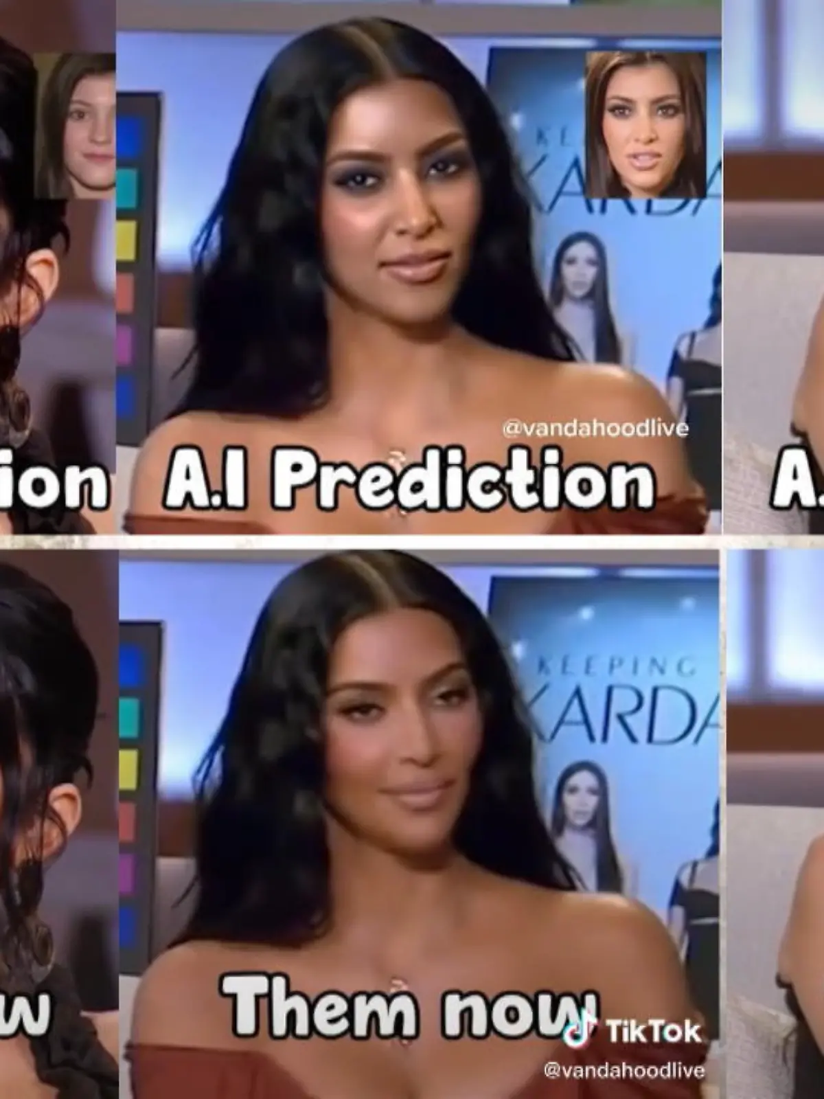 Bild zu: "Wie die Kardashians heute ohne Beauty-OPs aussehen würden"