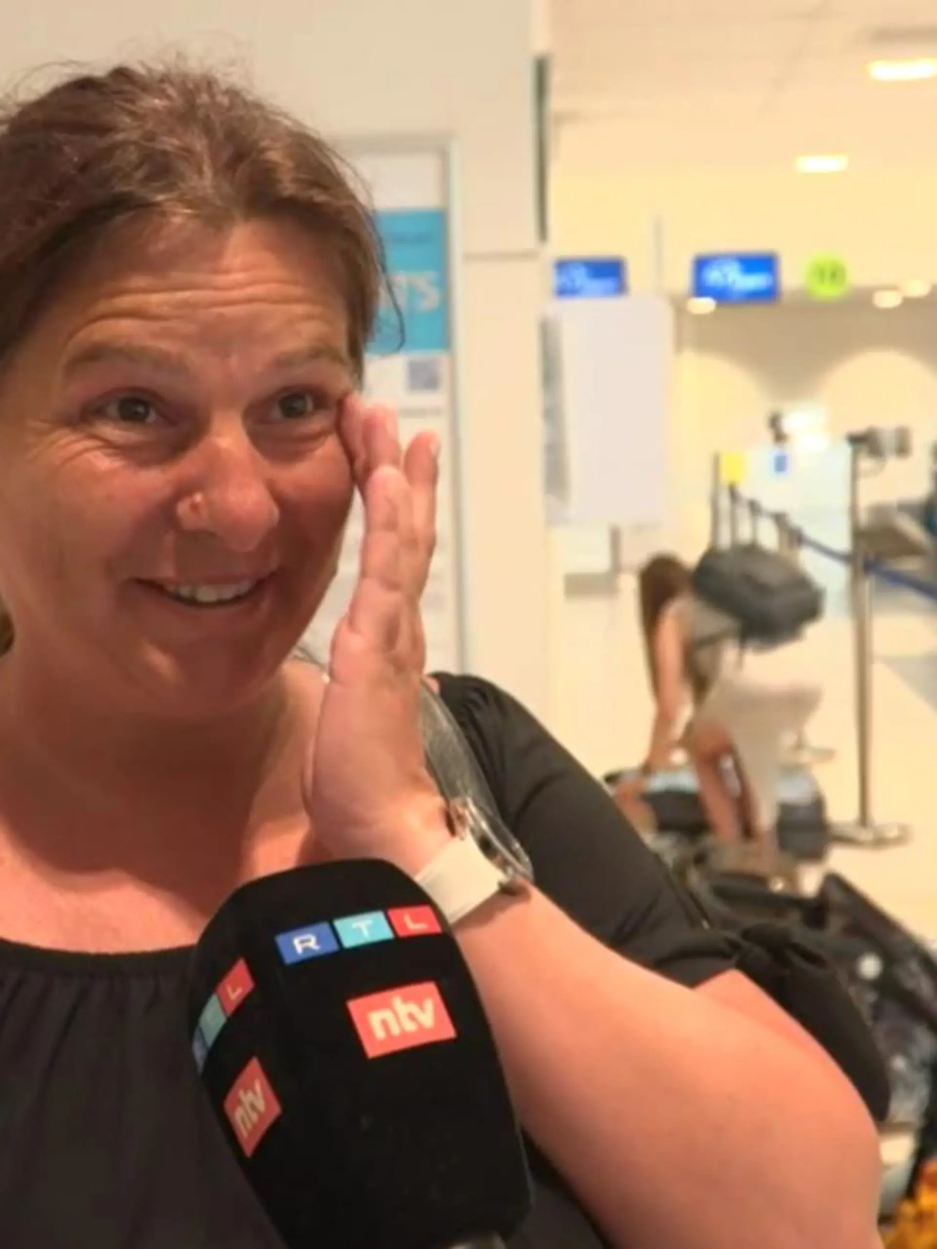 Birgit Friedrichs erlebte die Feuer auf Rhodos aus nächster Nähe.