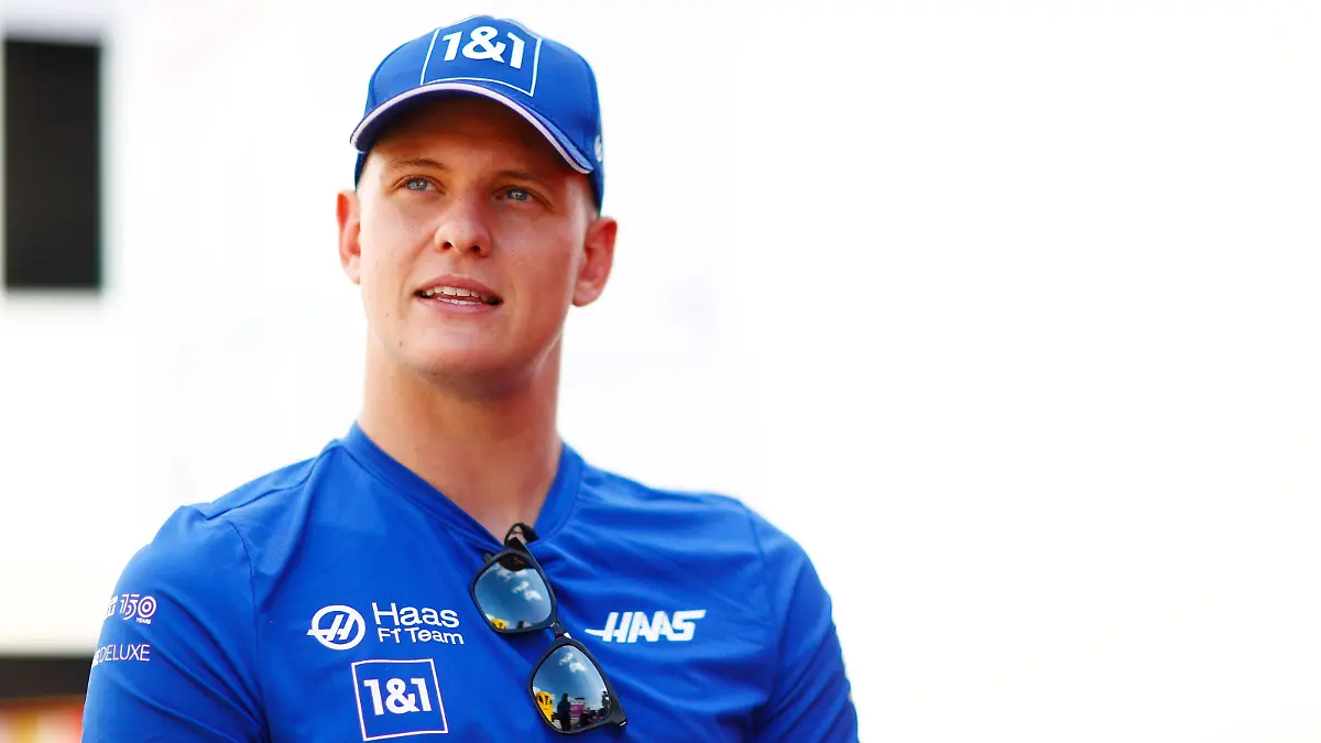 Formula 1 2022: Hungarian GP HUNGARORING, HUNGARY - JULY 28: Mick Schumacher, Haas F1 Team, during an interview during the Hungarian GP at Hungaroring on Thursday July 28, 2022 in Budapest, Hungary. Photo by Andy Hone / LAT Images Images PUBLICATIONxINxGERxSUIxAUTxHUNxONLY GP2213_081307_ONZ0497