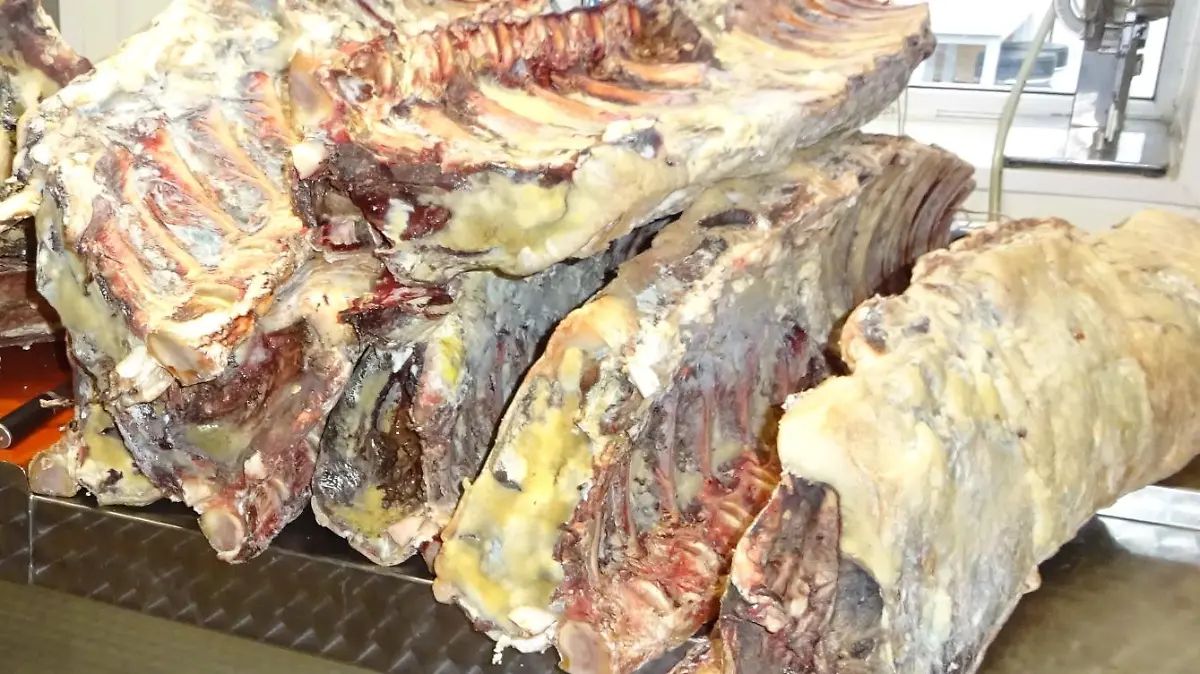Vergammeltes Fleisch in Frankfurter Metzgerei