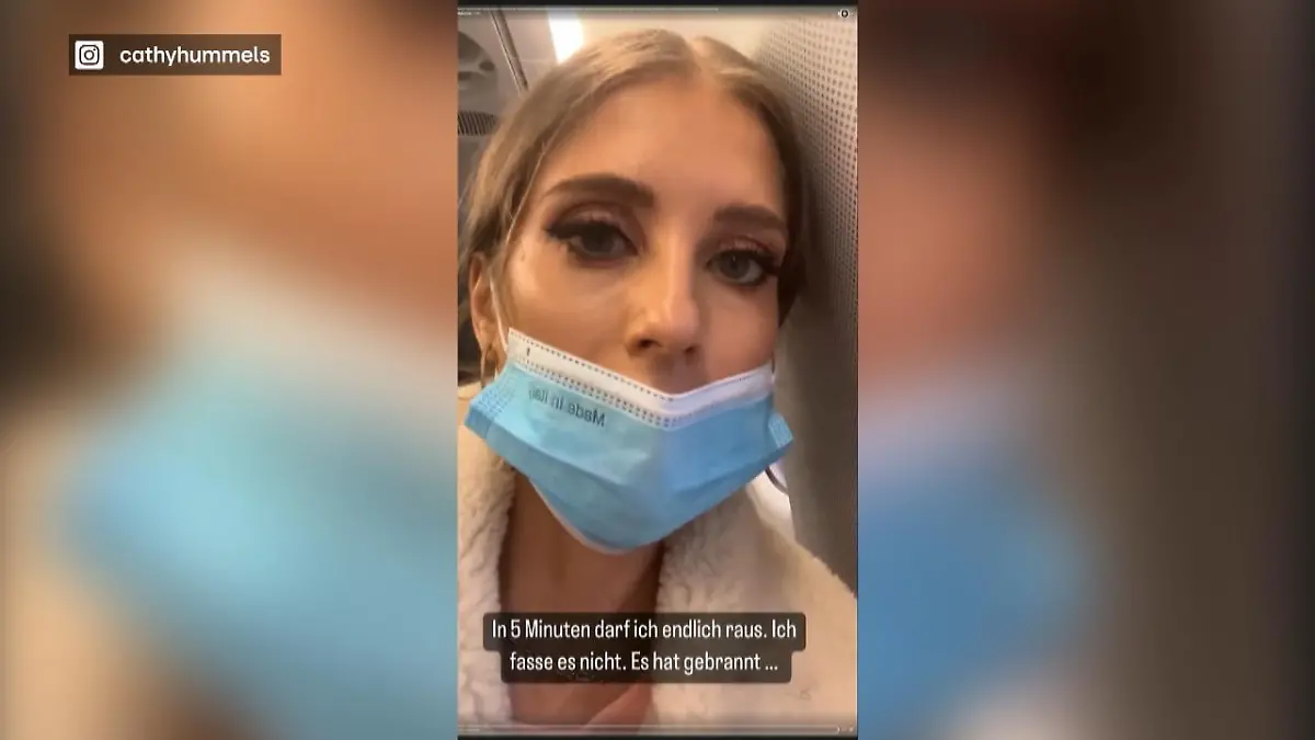Heimflug endet mit Notlandung Schock für Cathy Hummels