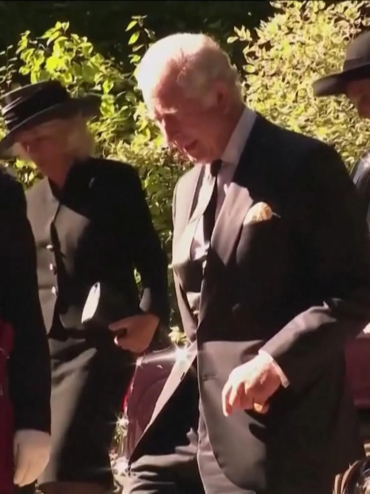 Bild zu: "König Charles wird in Wales empfangen"